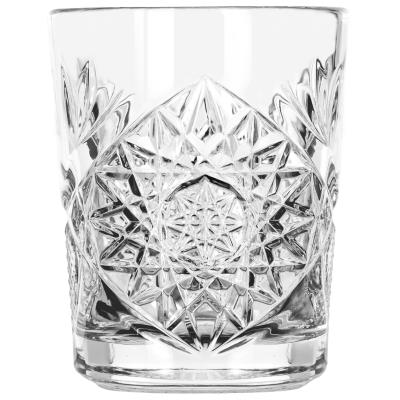 succo Libbey bicchiere di cristallo Bicchiere da whisky Hobstar per acqua Set di 6 pezzi 350 ml 