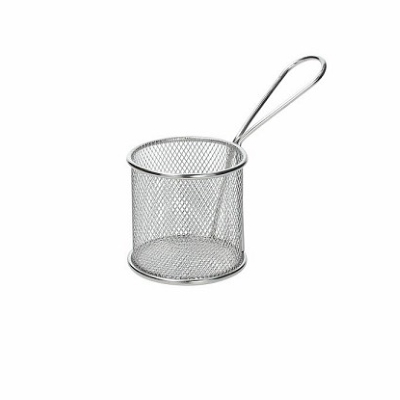 Mini Cestello Inox Tondo cm 8 h 8