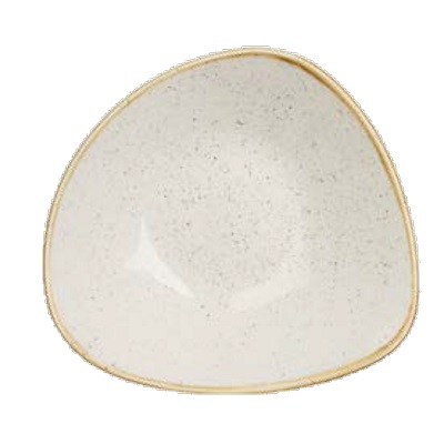 Piatto Ch Stone Fondo Triangolare Bianco cm 23,5
