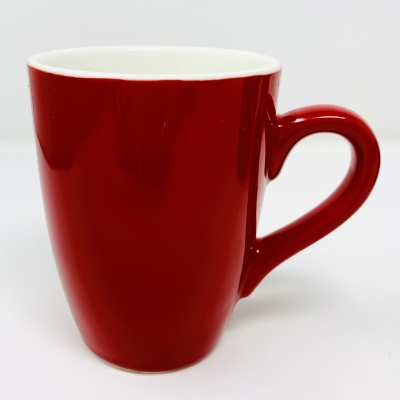 Set 6 Tazze Mug Rosse con Manico ml 320 - CRC Group