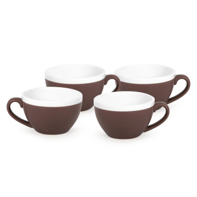 Set 4 Tazze da The Coffee & Co. Marroni ml 230