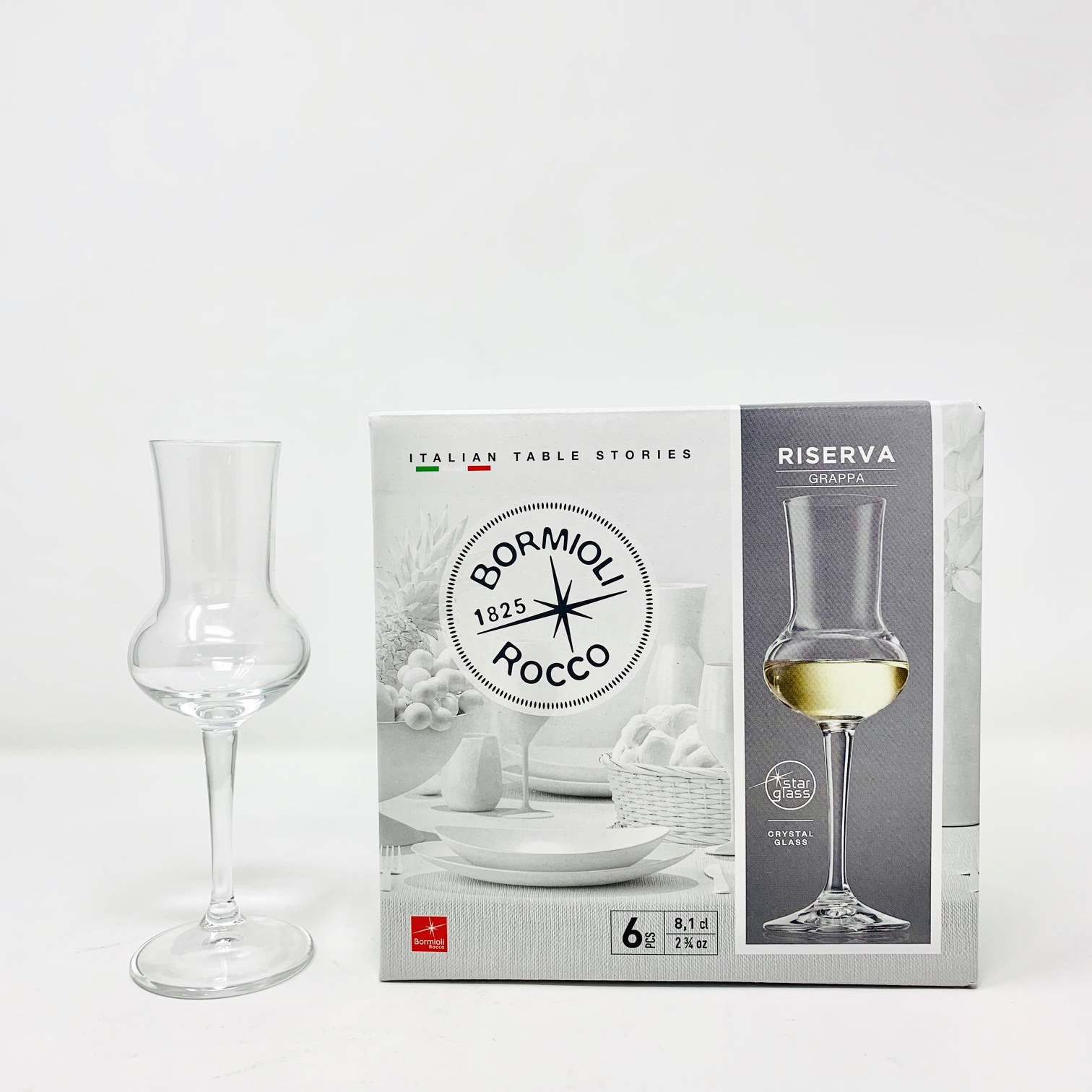 Bicchiere Grappa Riserva cl.8,5 conf.6pz - Zanoni Group